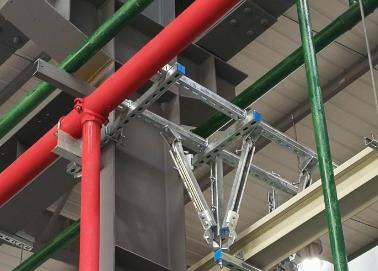 云安该抗震支架的整体式支吊架结构协调性好